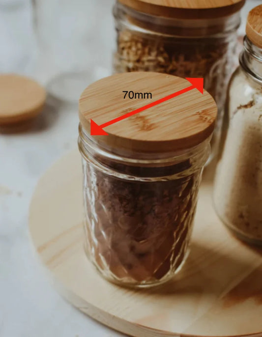 Bamboo Jar Lids